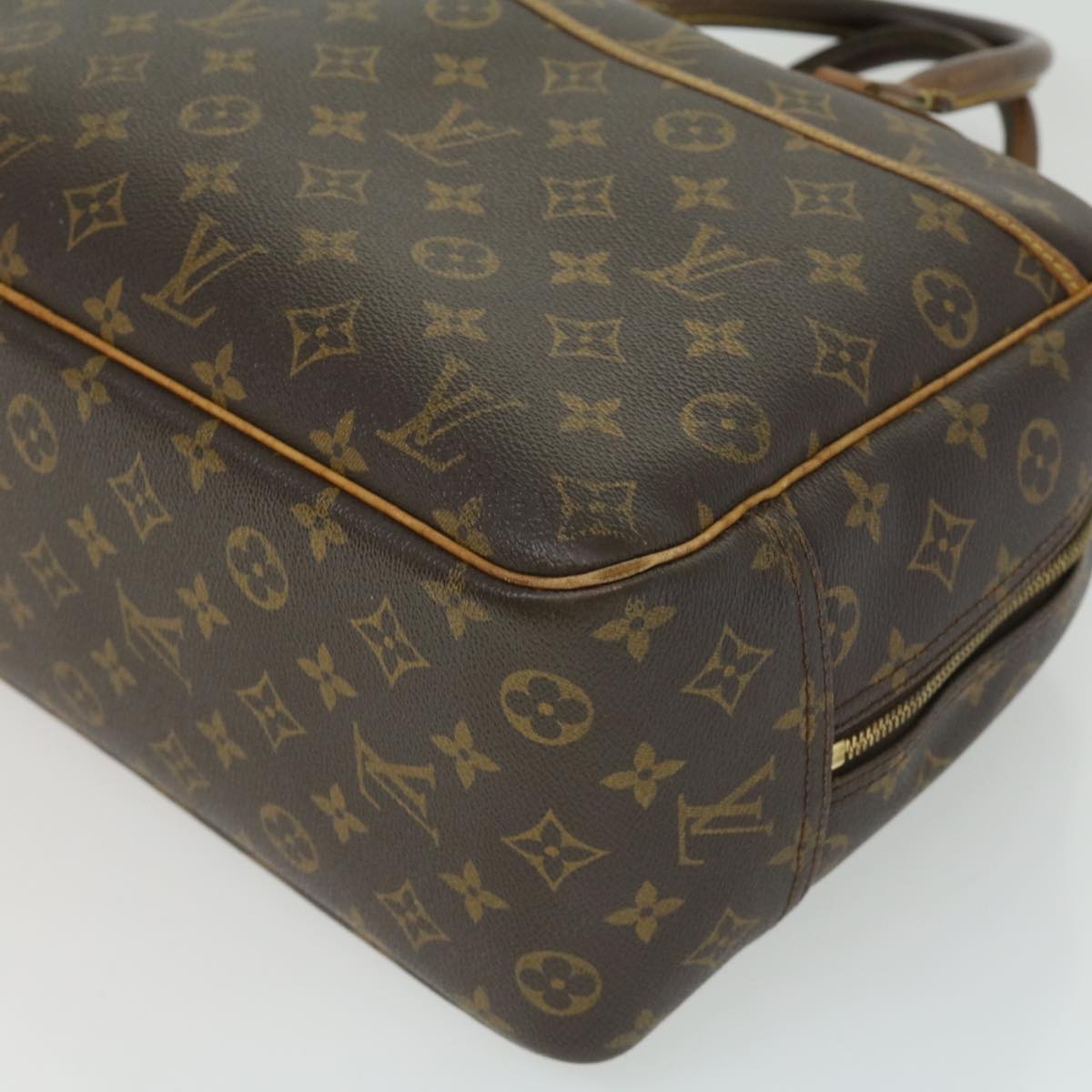 LOUIS VUITTON Monogram Deauville Hand Bag M47270 LV Auth 32017