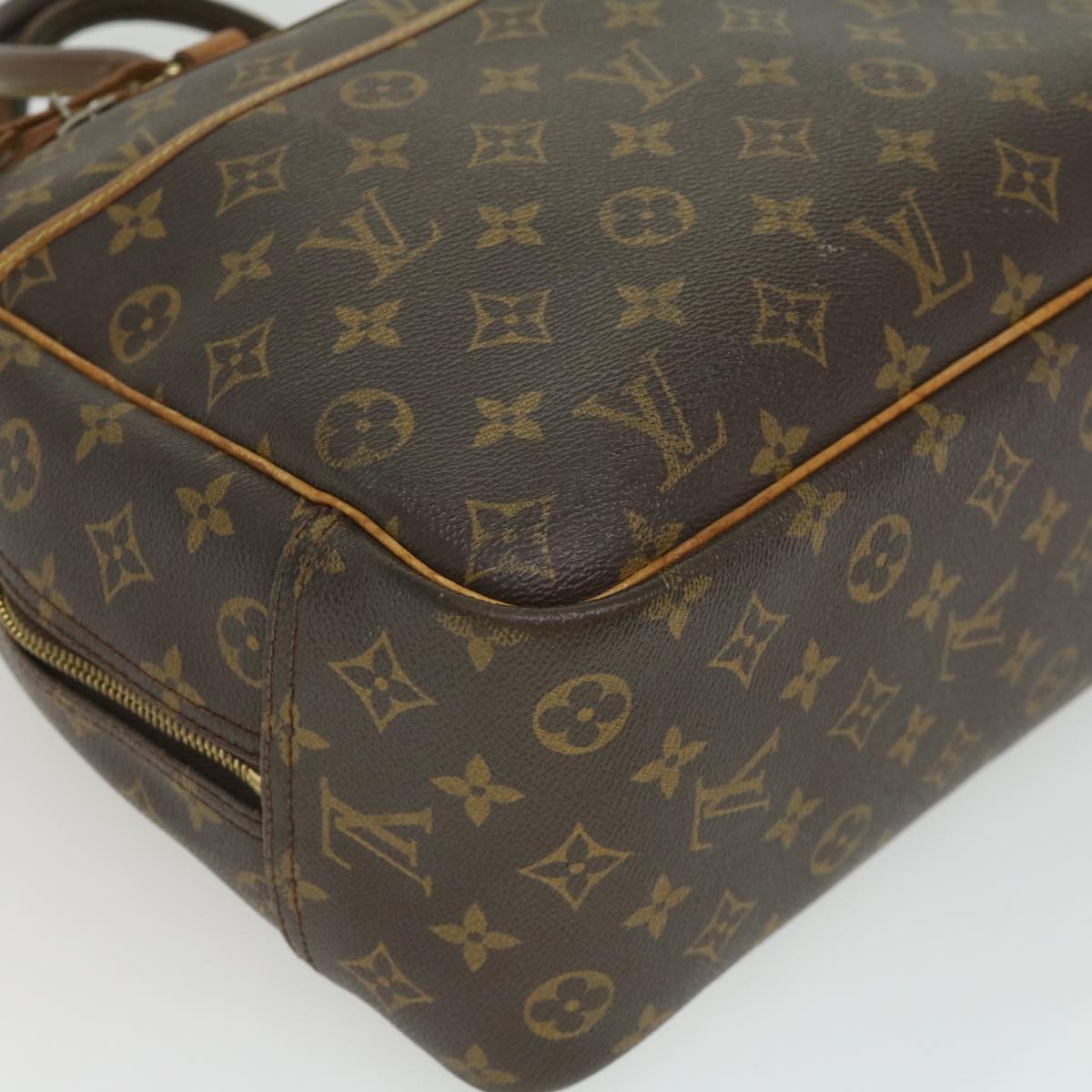 LOUIS VUITTON Monogram Deauville Hand Bag M47270 LV Auth 32017