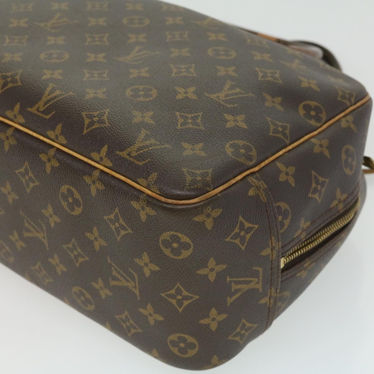 LOUIS VUITTON Monogram Deauville Hand Bag M47270 LV Auth 32017