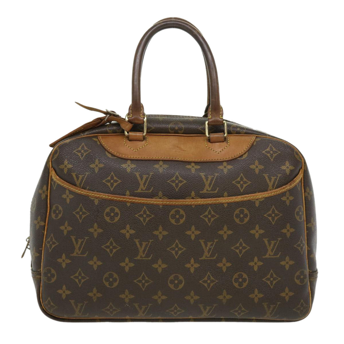 LOUIS VUITTON Monogram Deauville Hand Bag M47270 LV Auth 32017