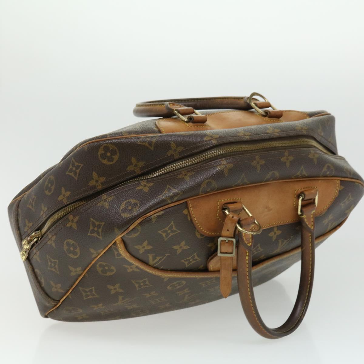 LOUIS VUITTON Monogram Deauville Hand Bag M47270 LV Auth 32017