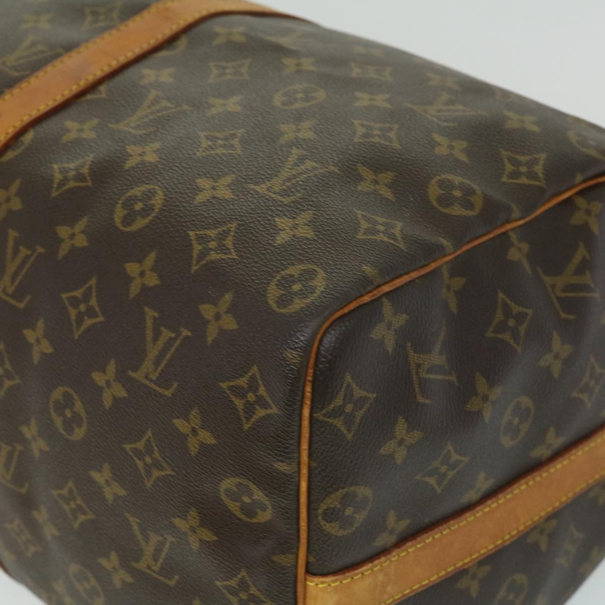 LOUIS VUITTON Monogram Keepall Bandouliere 50 Boston Bag M41416 LV Auth 32123