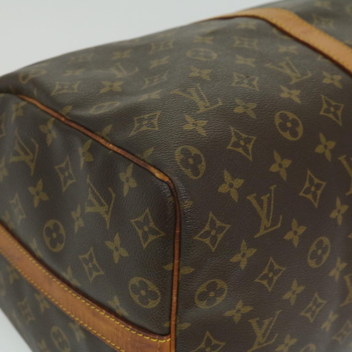 LOUIS VUITTON Monogram Keepall Bandouliere 50 Boston Bag M41416 LV Auth 32123