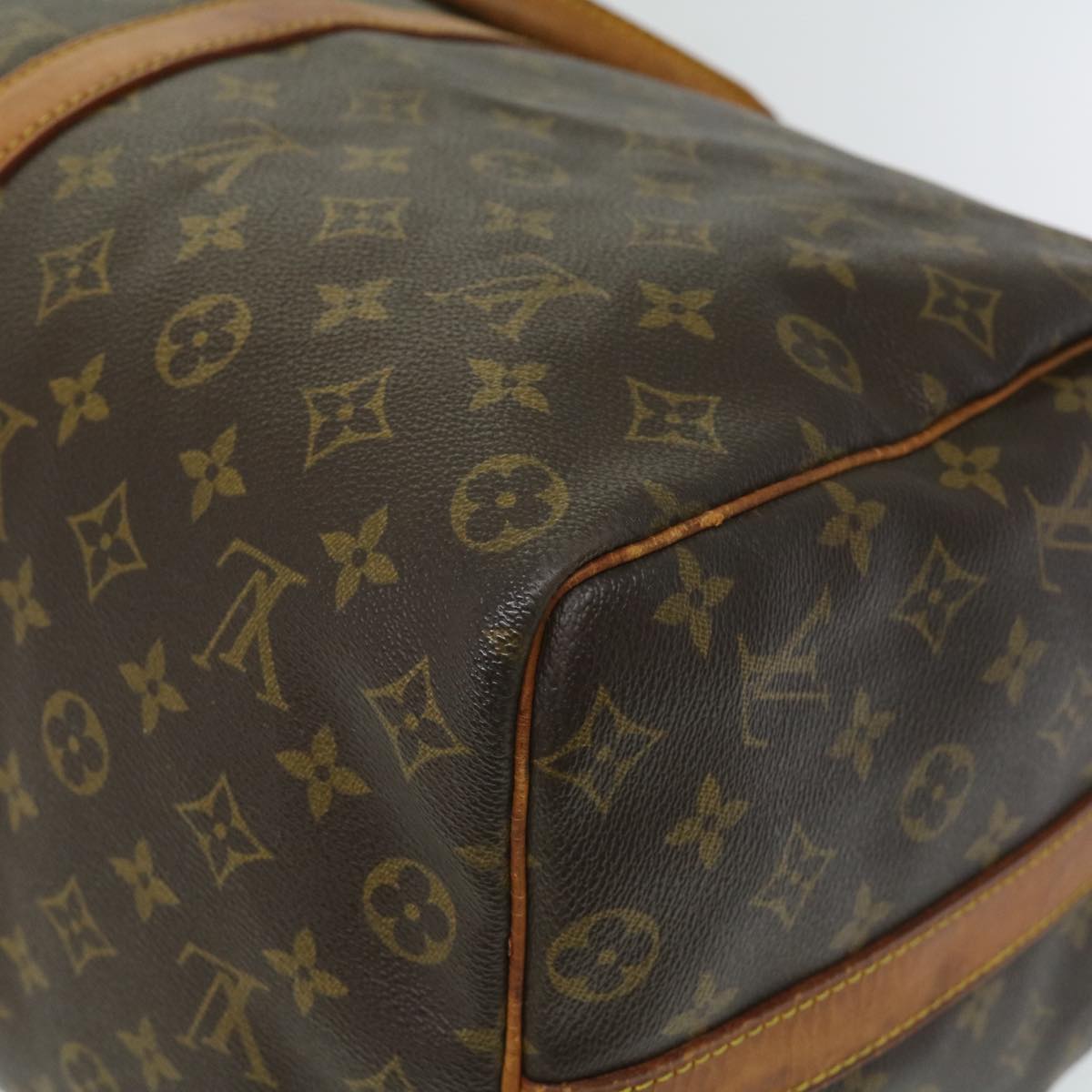 LOUIS VUITTON Monogram Keepall Bandouliere 50 Boston Bag M41416 LV Auth 32123