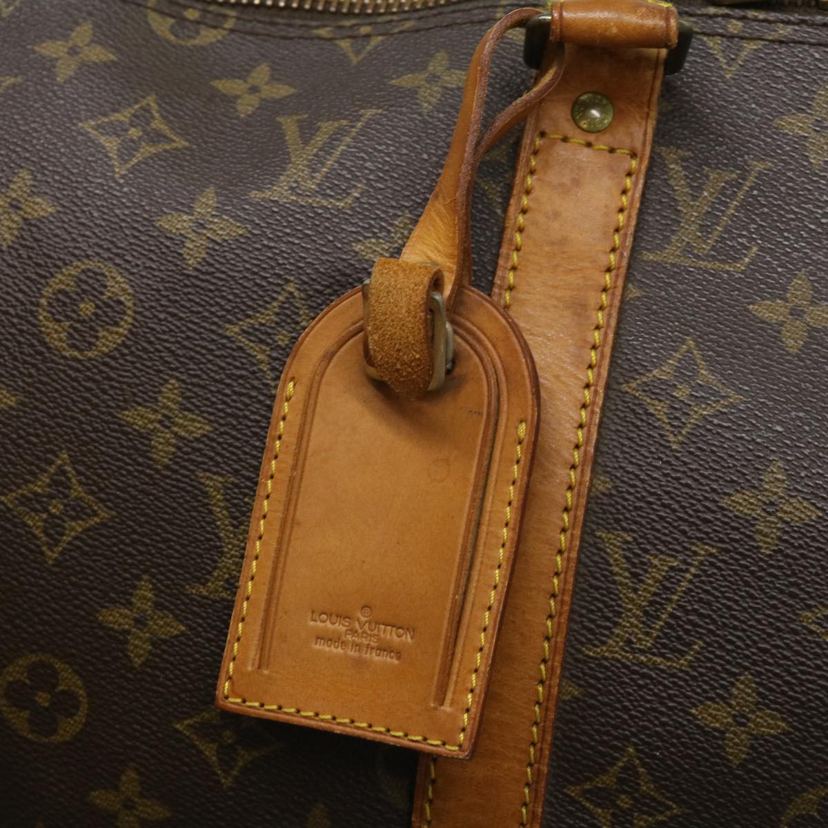 LOUIS VUITTON Monogram Keepall Bandouliere 50 Boston Bag M41416 LV Auth 32123