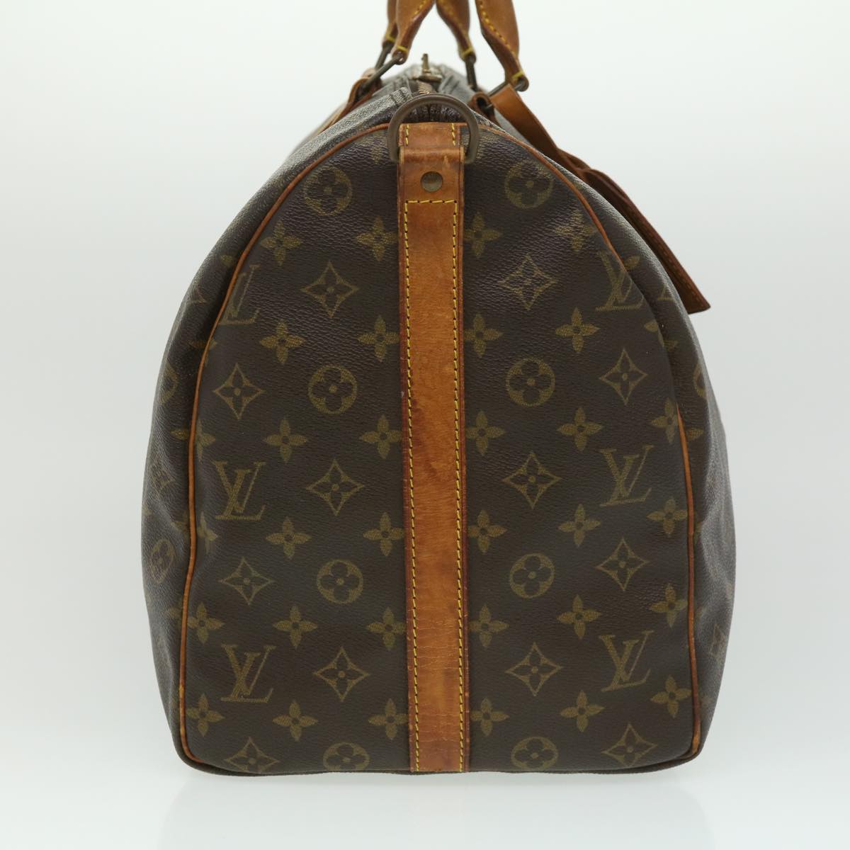 LOUIS VUITTON Monogram Keepall Bandouliere 50 Boston Bag M41416 LV Auth 32123