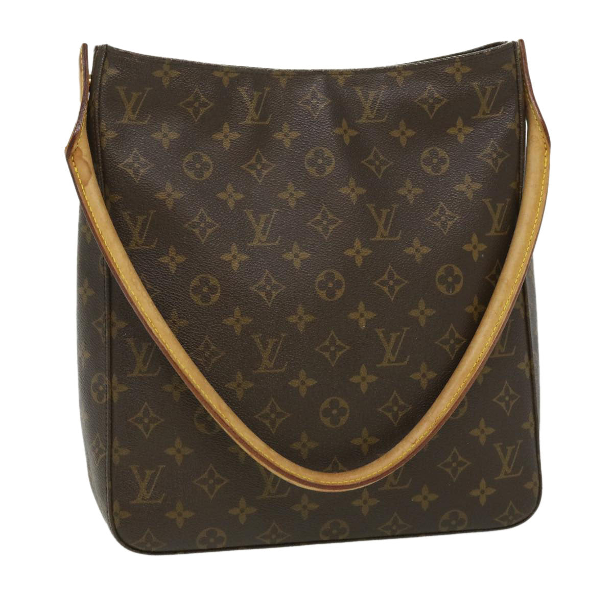 LOUIS VUITTON Monogram Looping GM Shoulder Bag M51145 LV Auth 32132