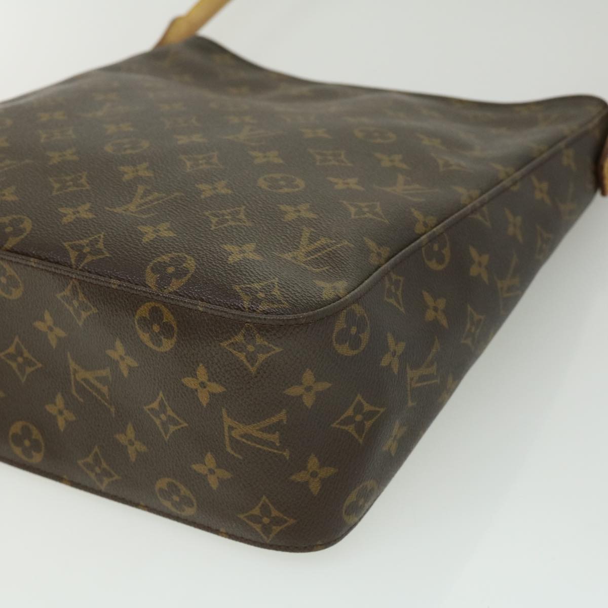 LOUIS VUITTON Monogram Looping GM Shoulder Bag M51145 LV Auth 32132