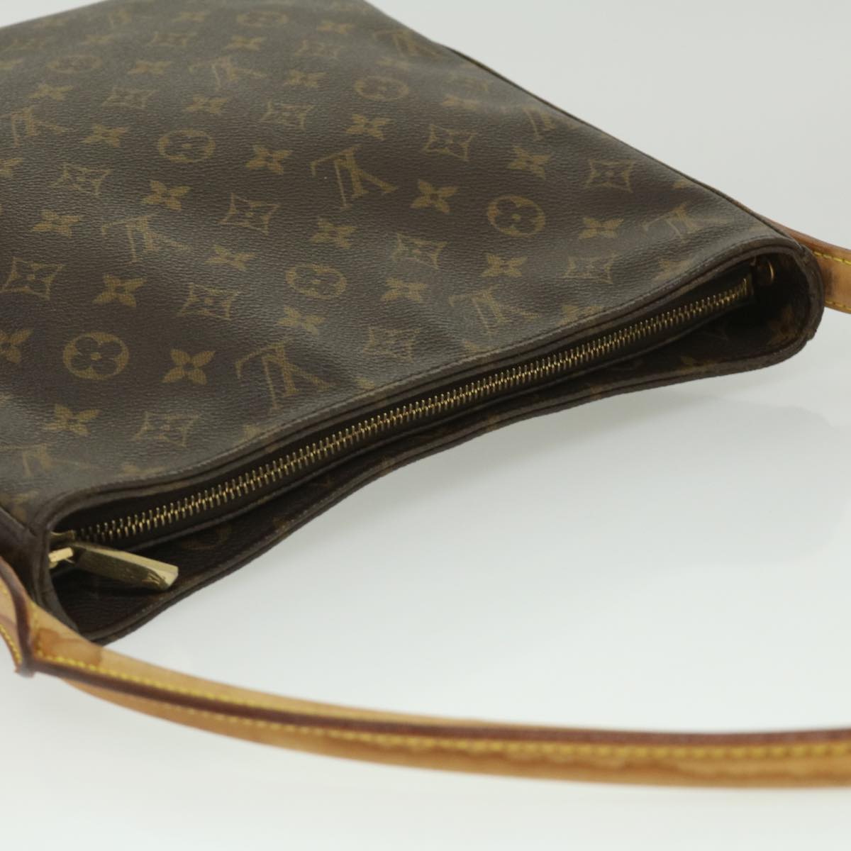 LOUIS VUITTON Monogram Looping GM Shoulder Bag M51145 LV Auth 32132