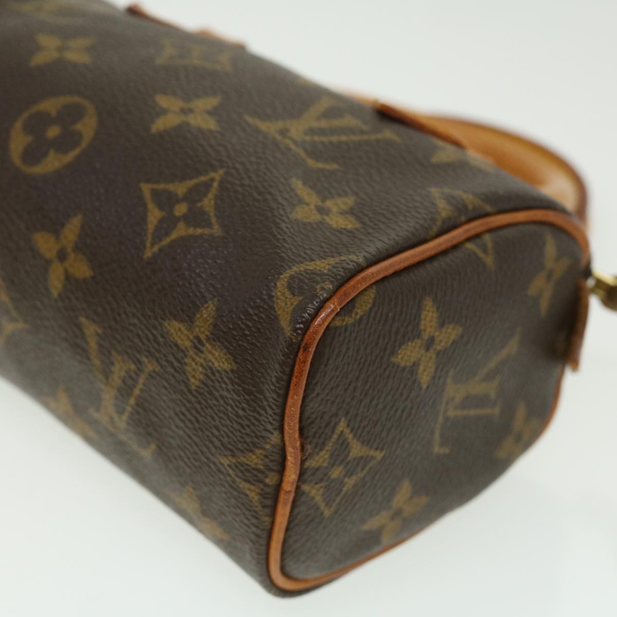 LOUIS VUITTON Monogram Mini Speedy Hand Bag M41534 LV Auth 32133