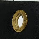 CHANEL Big Matelasse Turn Lock Shoulder Bag Caviar Skin Black CC Auth 32155A-9