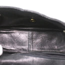 CHANEL Big Matelasse Turn Lock Shoulder Bag Caviar Skin Black CC Auth 32155A-11