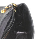 CHANEL Big Matelasse Turn Lock Shoulder Bag Caviar Skin Black CC Auth 32155A-22