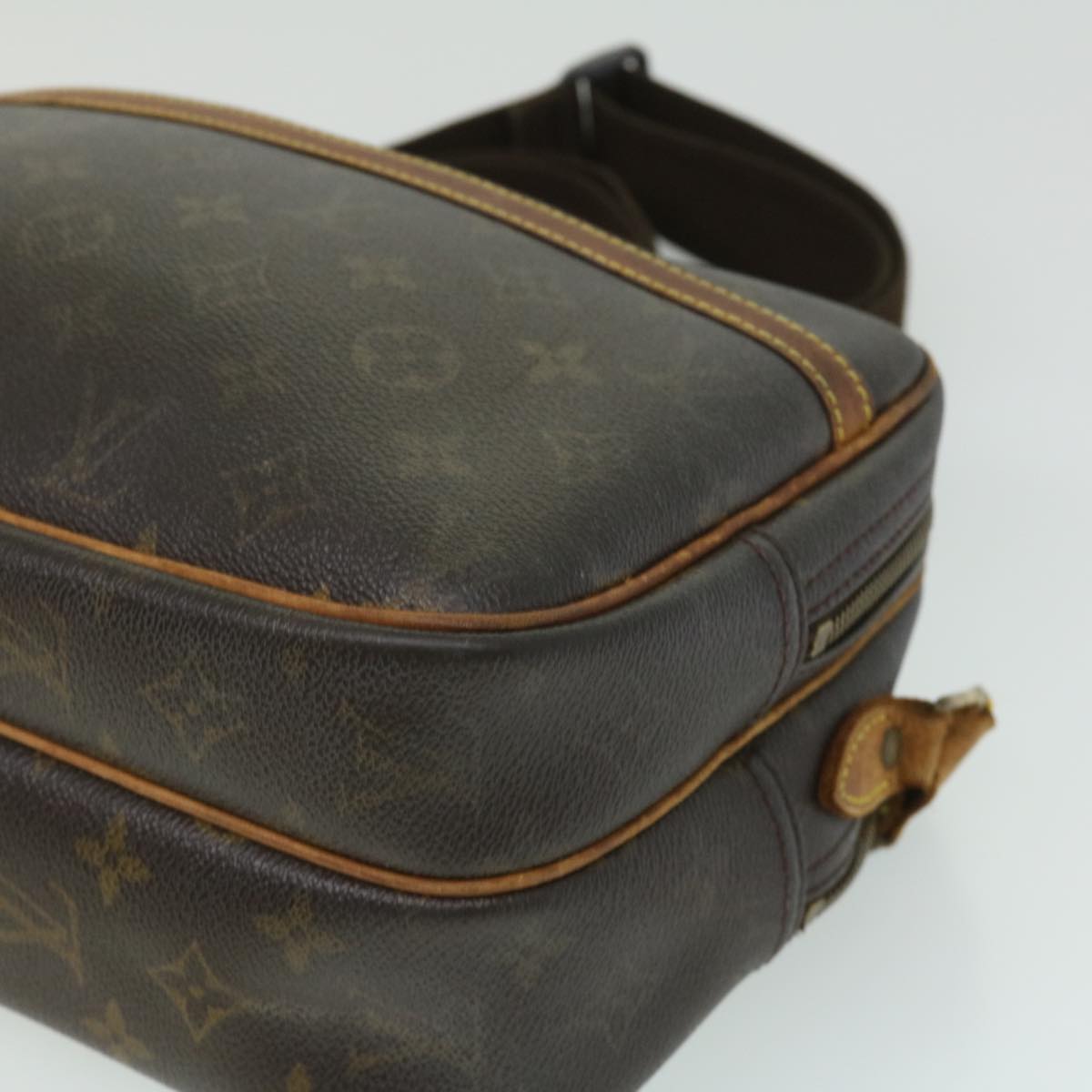 LOUIS VUITTON Monogram Reporter PM Shoulder Bag M45254 LV Auth 32169