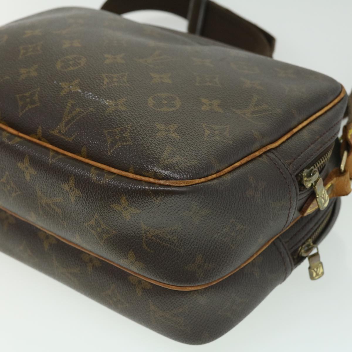 LOUIS VUITTON Monogram Reporter PM Shoulder Bag M45254 LV Auth 32169