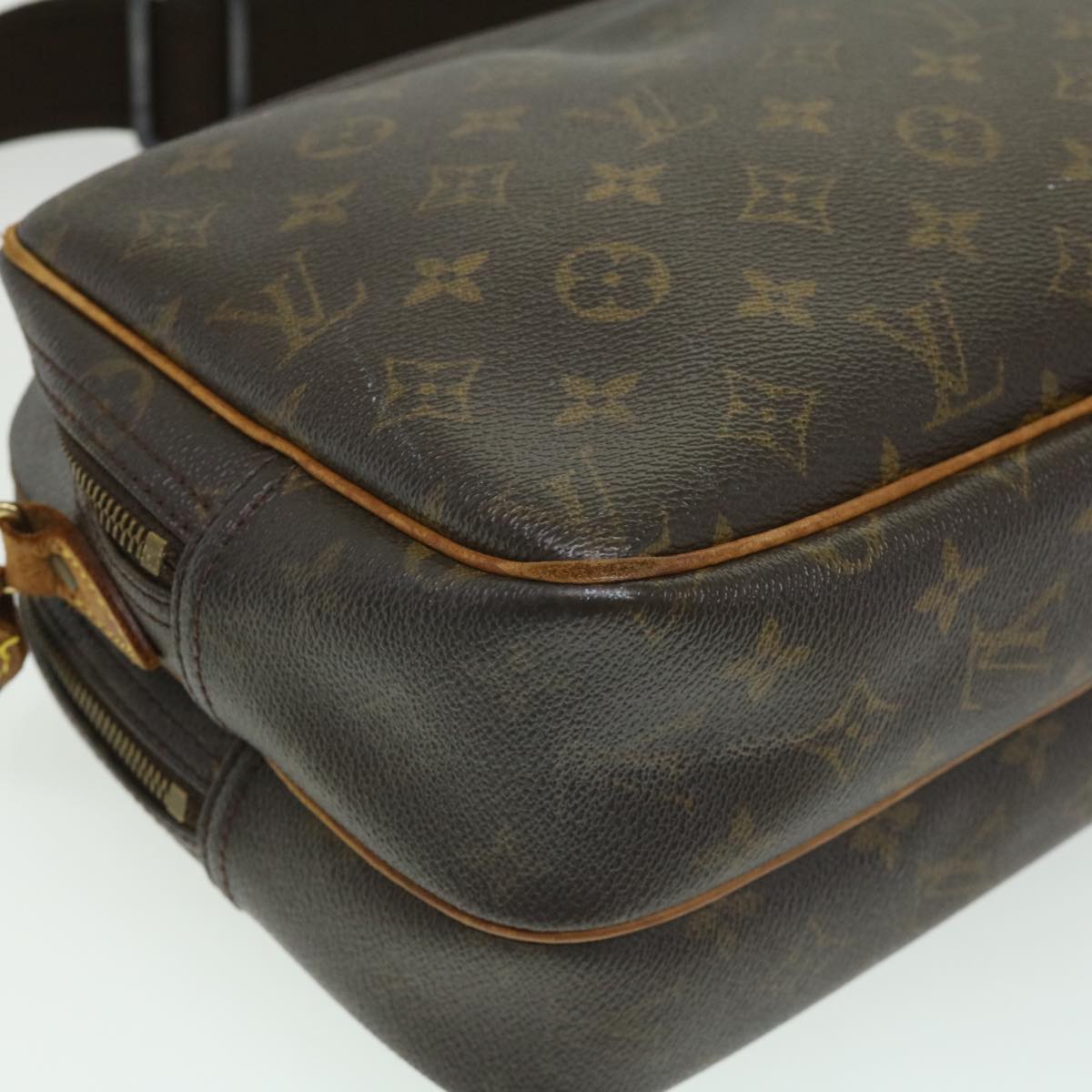 LOUIS VUITTON Monogram Reporter PM Shoulder Bag M45254 LV Auth 32169