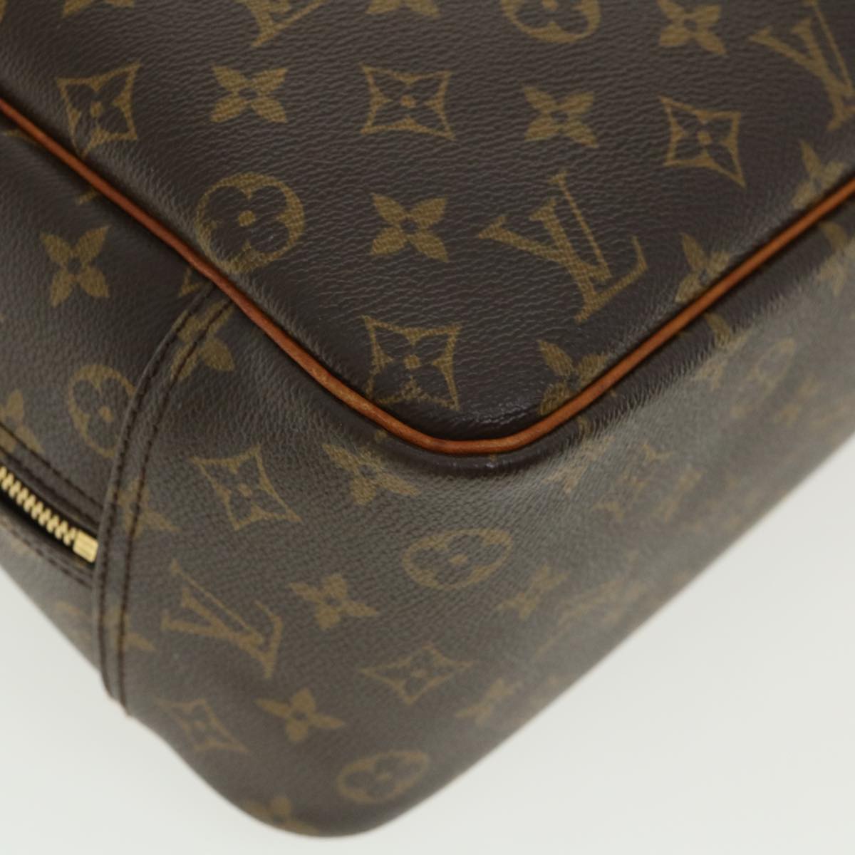 LOUIS VUITTON Monogram Deauville Hand Bag M47270 LV Auth 32171