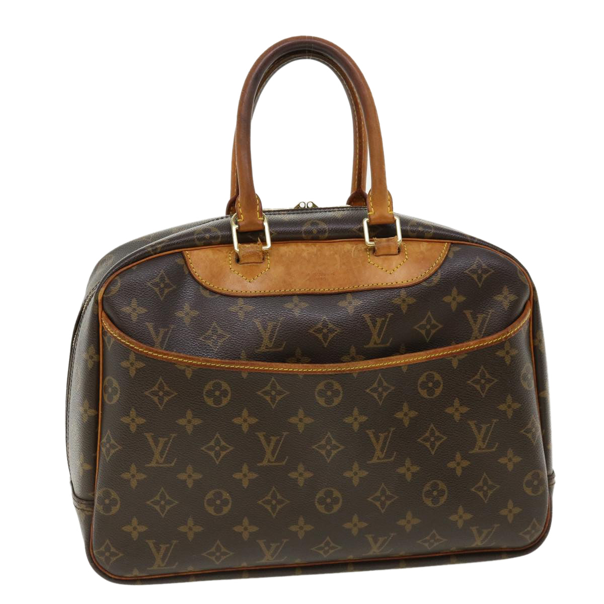 LOUIS VUITTON Monogram Deauville Hand Bag M47270 LV Auth 32171