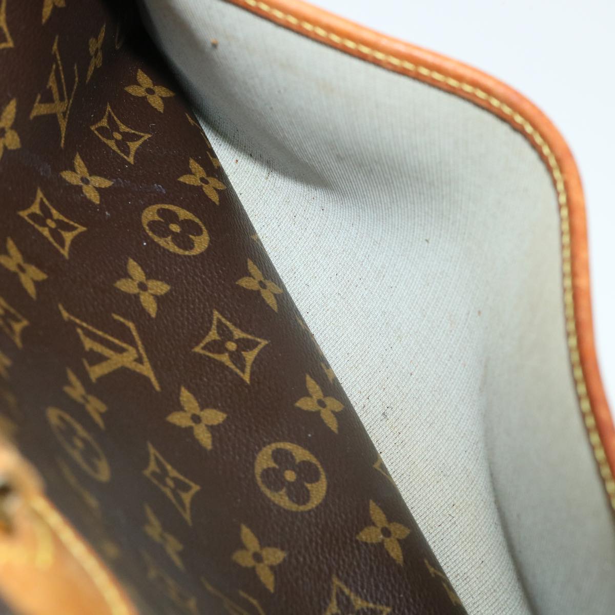 LOUIS VUITTON Monogram Deauville Hand Bag M47270 LV Auth 32171