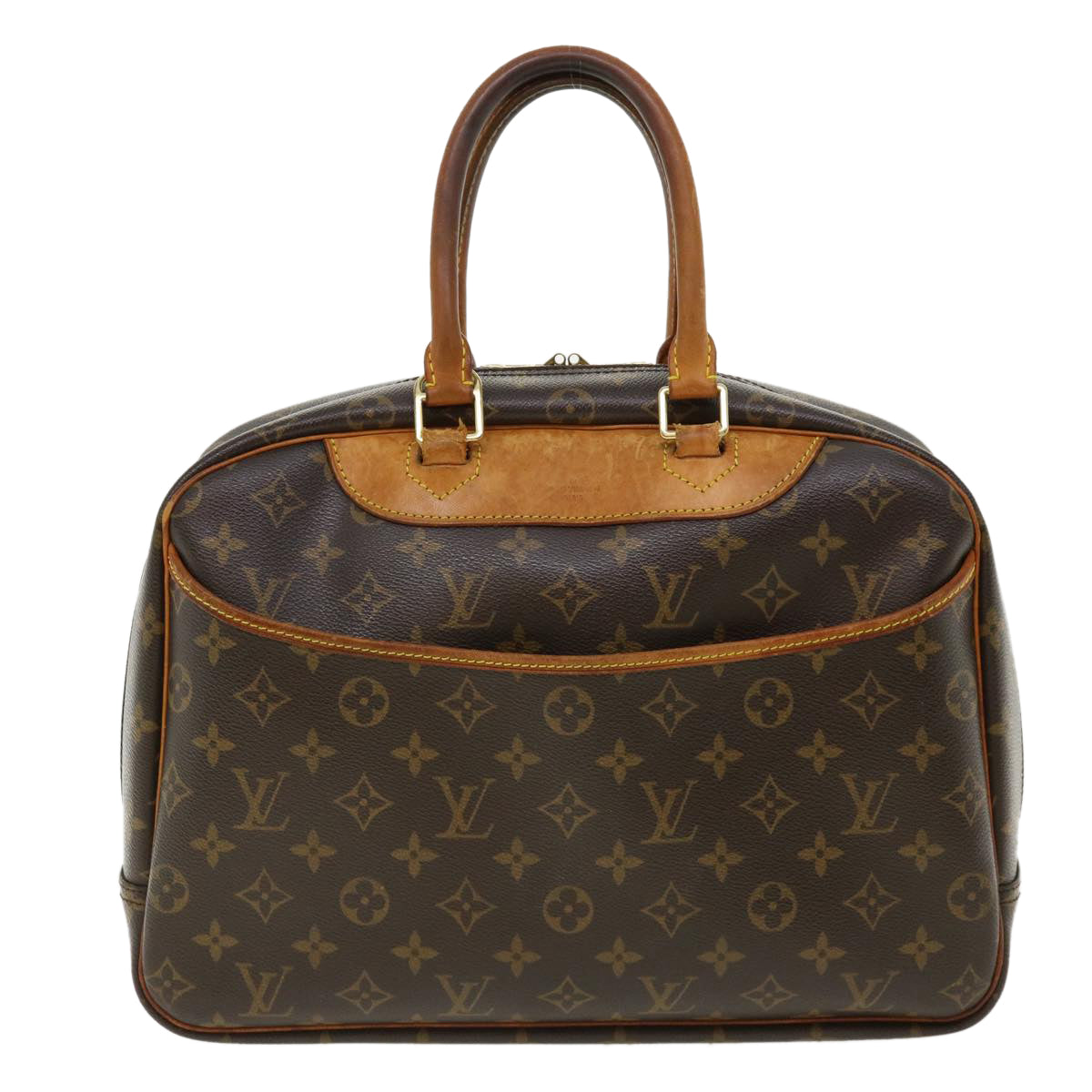 LOUIS VUITTON Monogram Deauville Hand Bag M47270 LV Auth 32171