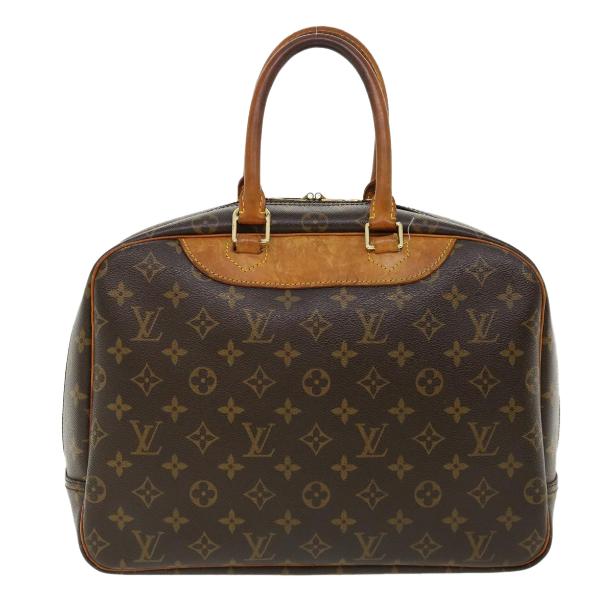 LOUIS VUITTON Monogram Deauville Hand Bag M47270 LV Auth 32171