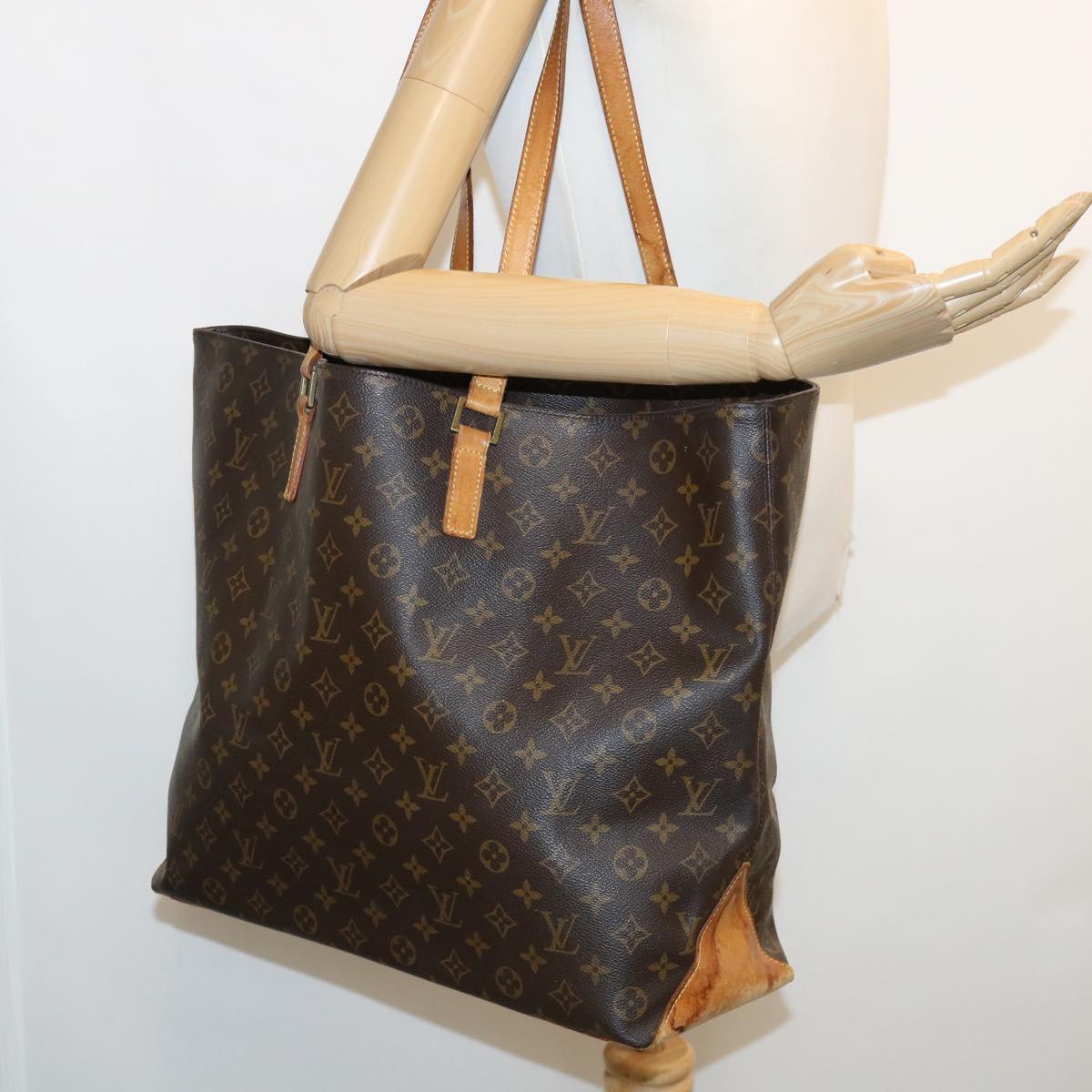 LOUIS VUITTON Monogram Cabas Alto Tote Bag M51152 LV Auth 32182