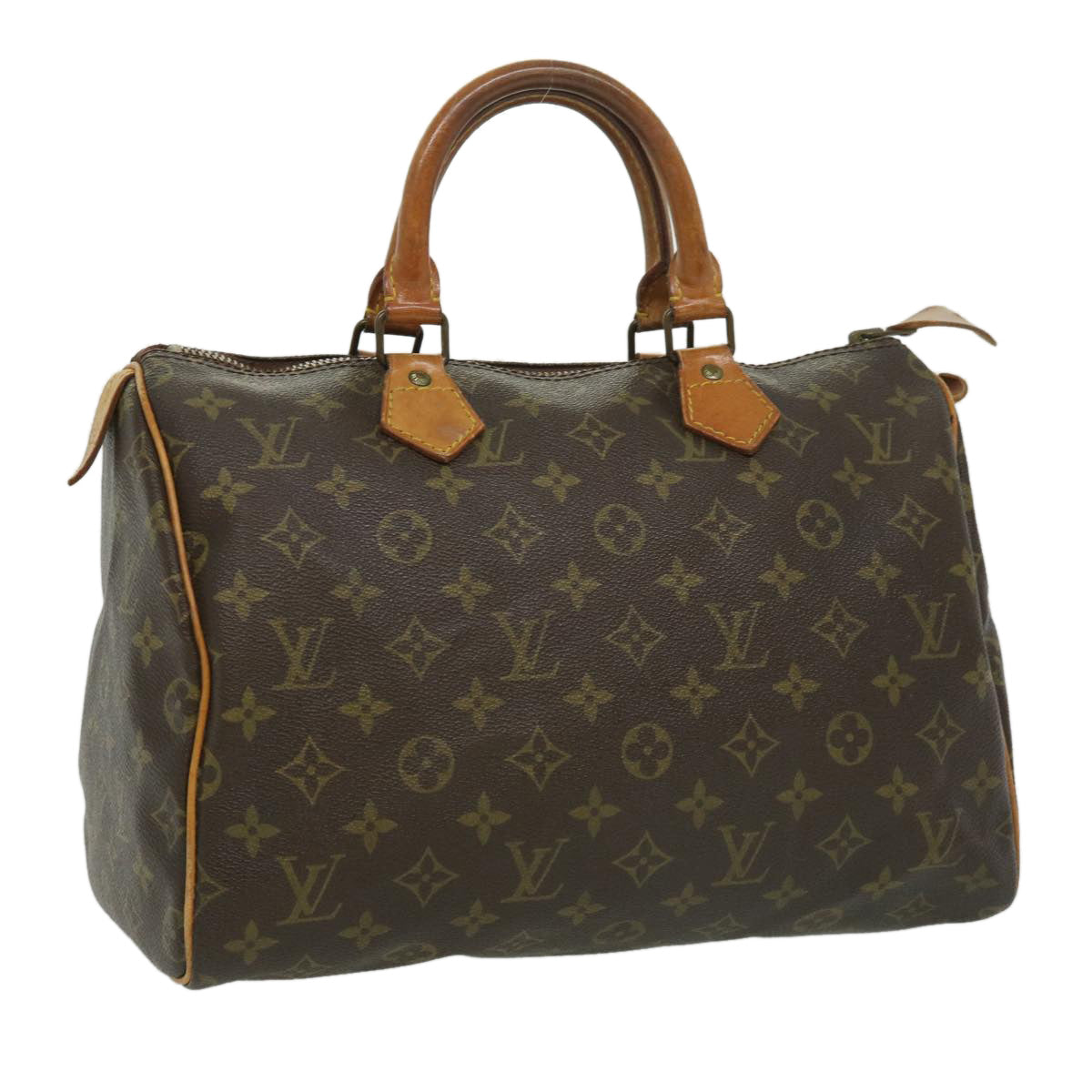 LOUIS VUITTON Monogram Speedy 30 Hand Bag M41526 LV Auth 32184