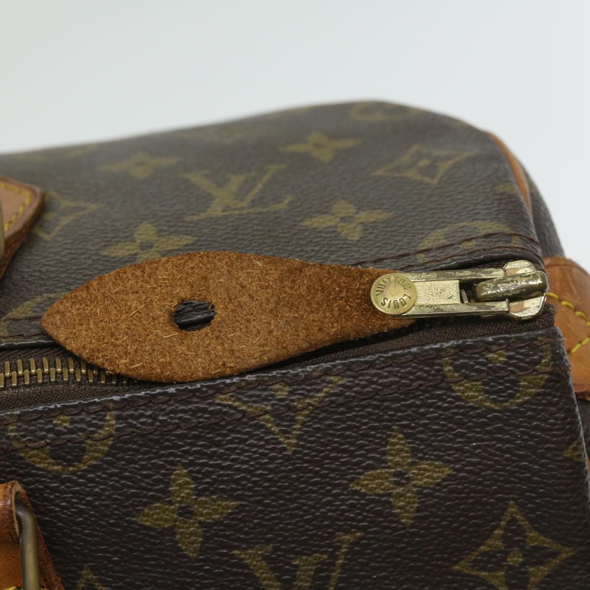 LOUIS VUITTON Monogram Speedy 35 Hand Bag M41524 LV Auth 32185