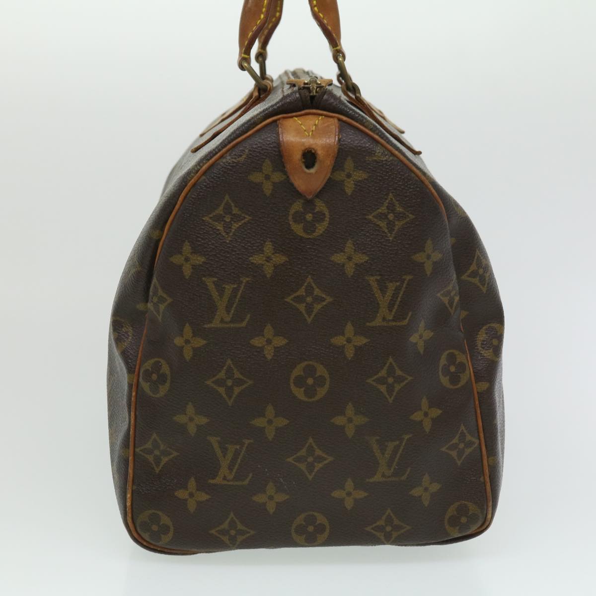 LOUIS VUITTON Monogram Speedy 35 Hand Bag M41524 LV Auth 32185