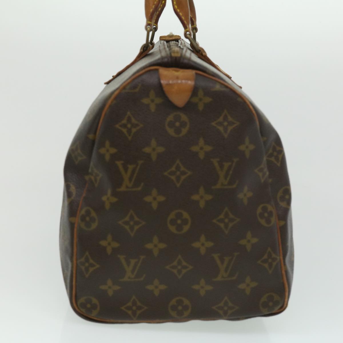 LOUIS VUITTON Monogram Speedy 35 Hand Bag M41524 LV Auth 32185