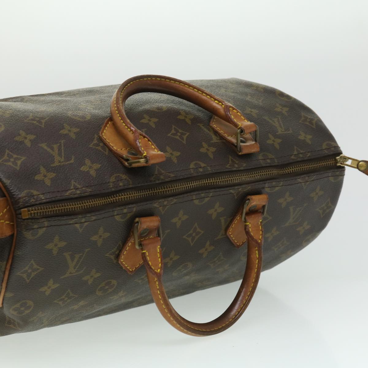 LOUIS VUITTON Monogram Speedy 35 Hand Bag M41524 LV Auth 32185