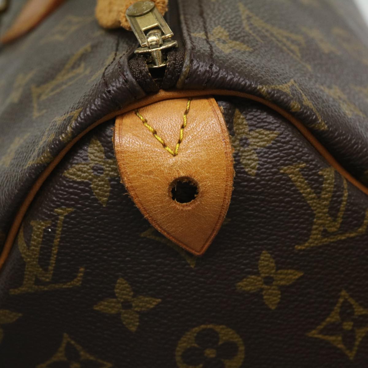 LOUIS VUITTON Monogram Speedy 40 Hand Bag M41522 LV Auth 32186