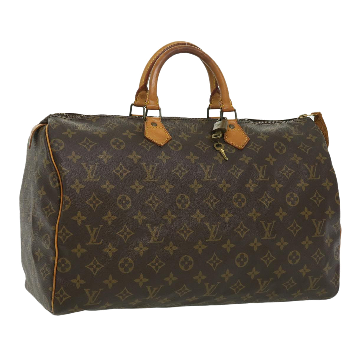 LOUIS VUITTON Monogram Speedy 40 Hand Bag M41522 LV Auth 32186