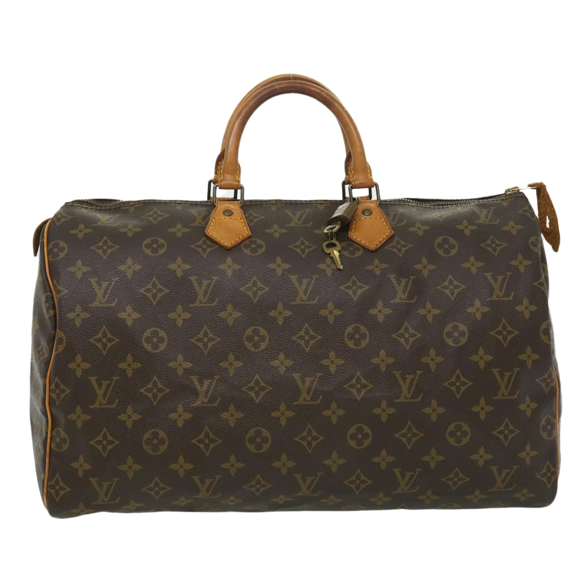 LOUIS VUITTON Monogram Speedy 40 Hand Bag M41522 LV Auth 32186