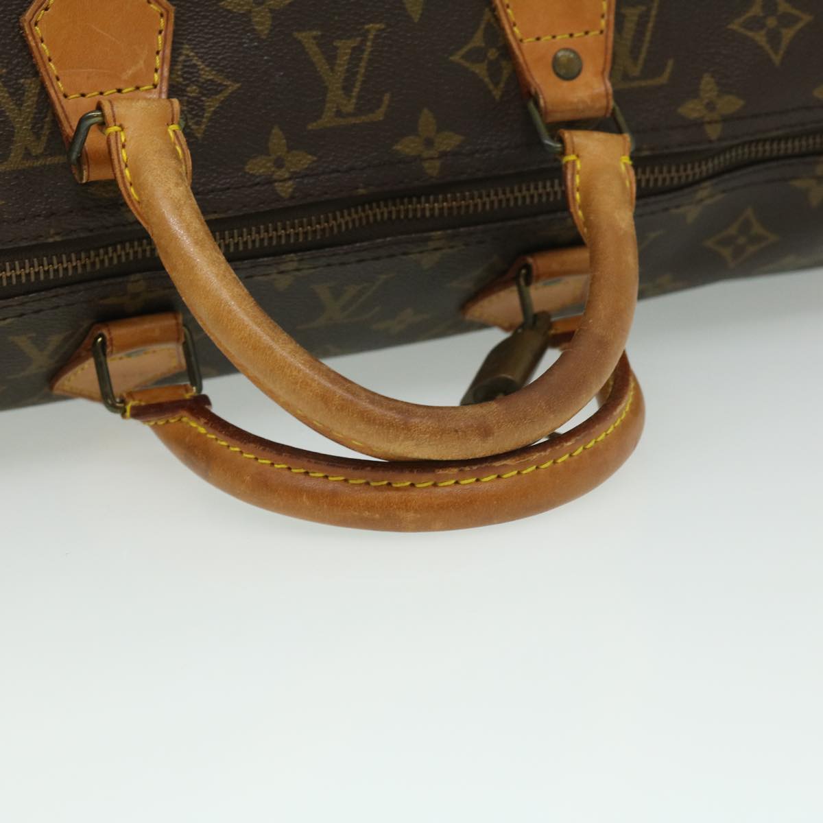 LOUIS VUITTON Monogram Speedy 40 Hand Bag M41522 LV Auth 32186