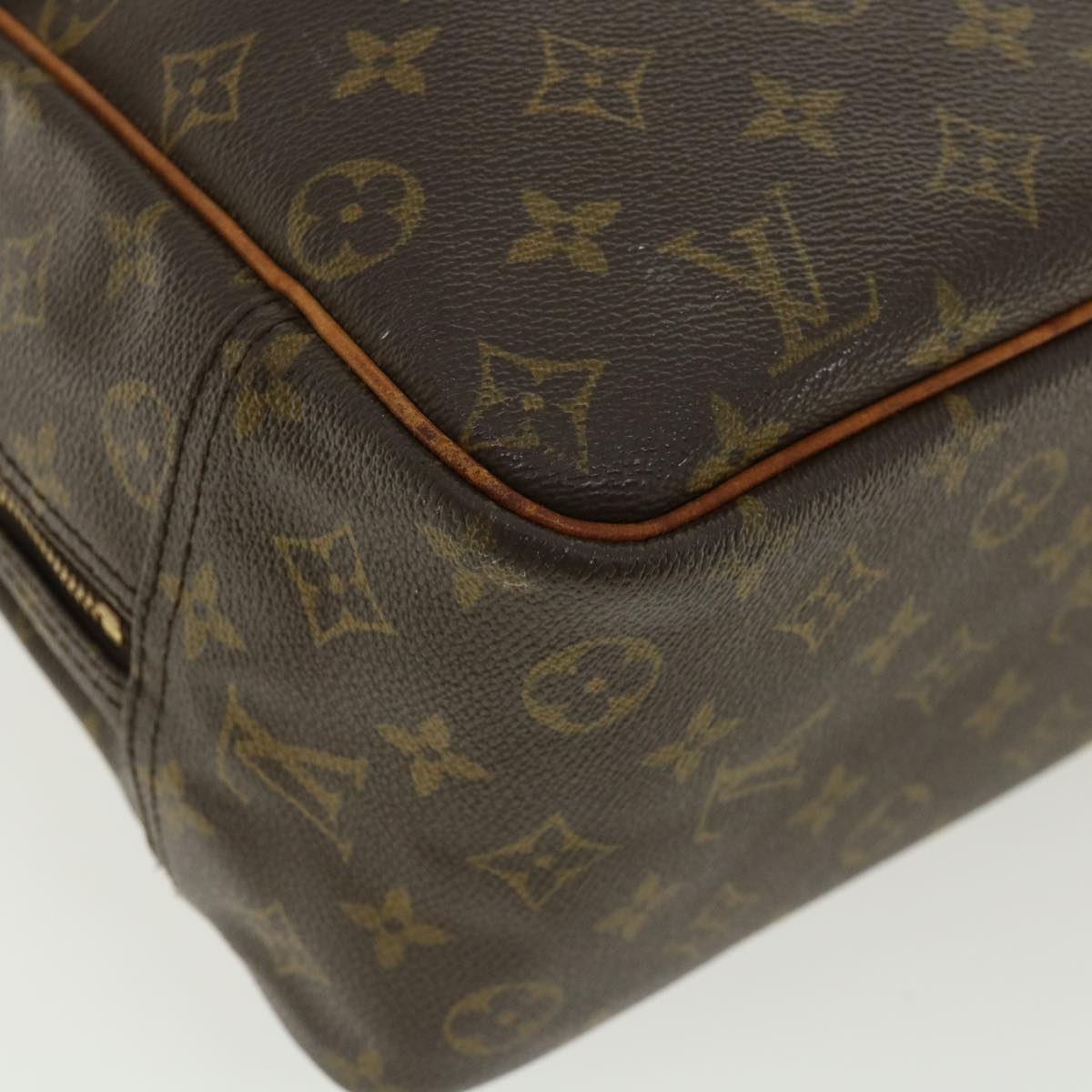 LOUIS VUITTON Monogram Deauville Hand Bag M47270 LV Auth 32213