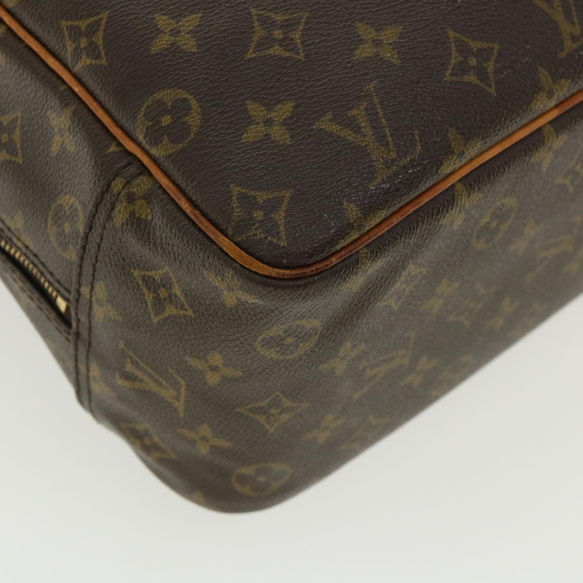 LOUIS VUITTON Monogram Deauville Hand Bag M47270 LV Auth 32213