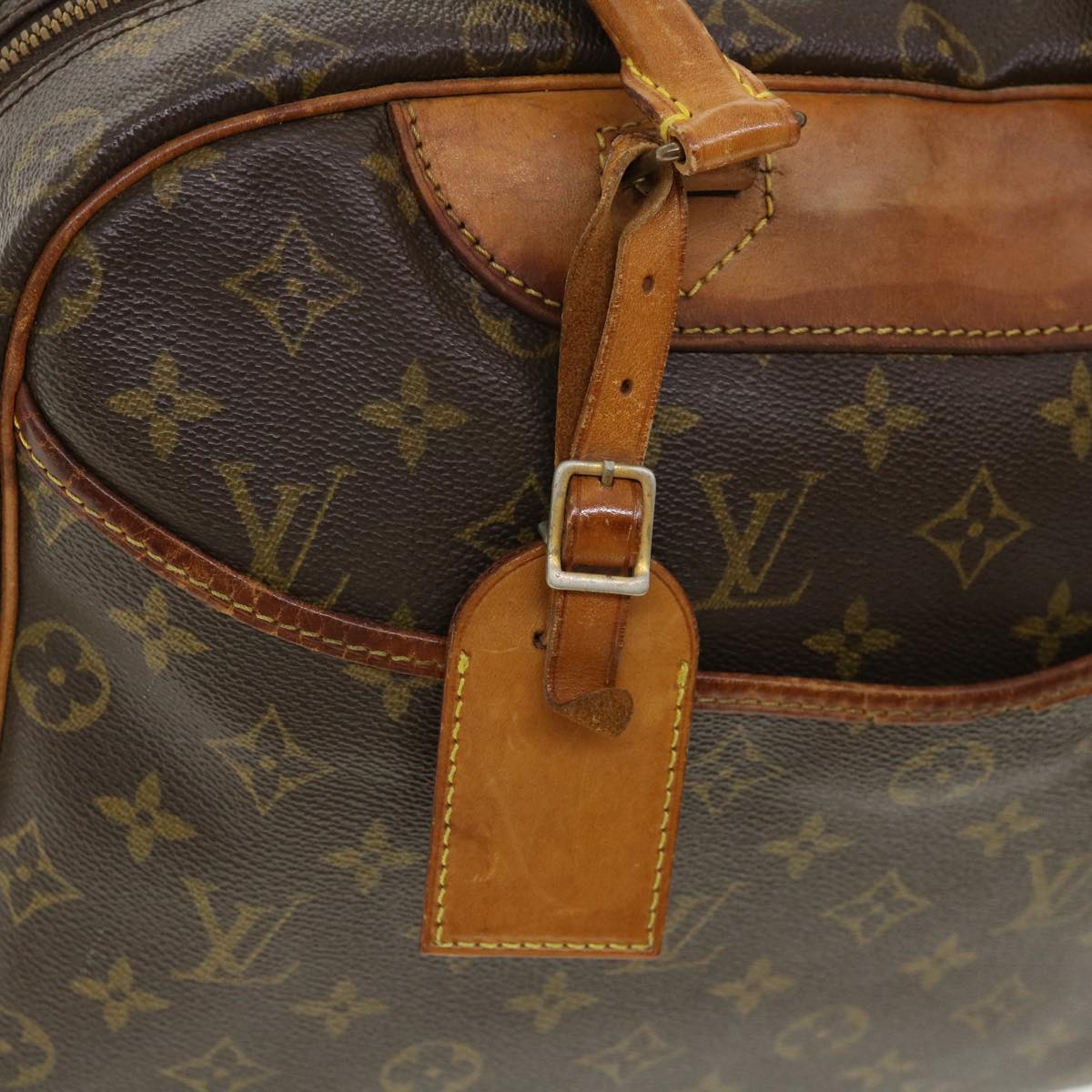 LOUIS VUITTON Monogram Deauville Hand Bag M47270 LV Auth 32213