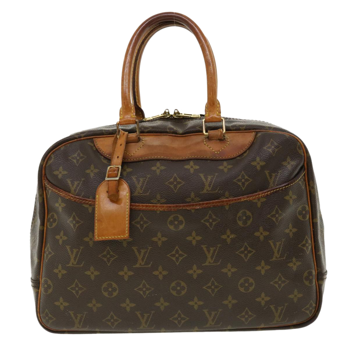 LOUIS VUITTON Monogram Deauville Hand Bag M47270 LV Auth 32213