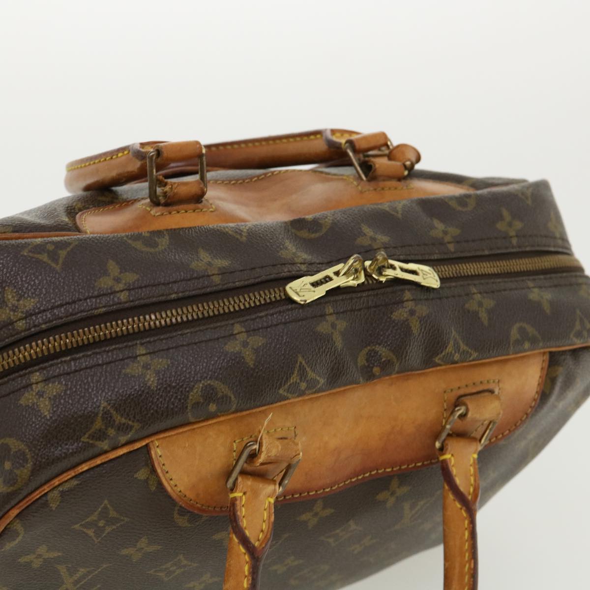 LOUIS VUITTON Monogram Deauville Hand Bag M47270 LV Auth 32213