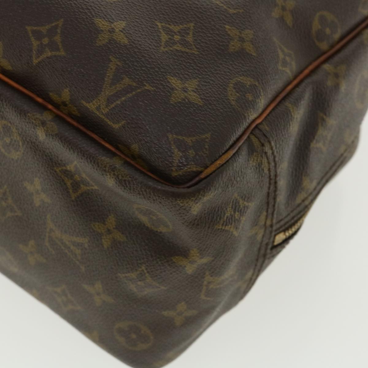 LOUIS VUITTON Monogram Deauville Hand Bag M47270 LV Auth 32214