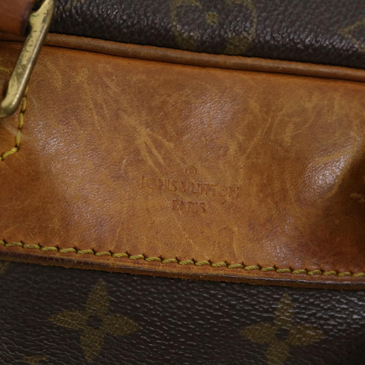 LOUIS VUITTON Monogram Deauville Hand Bag M47270 LV Auth 32214