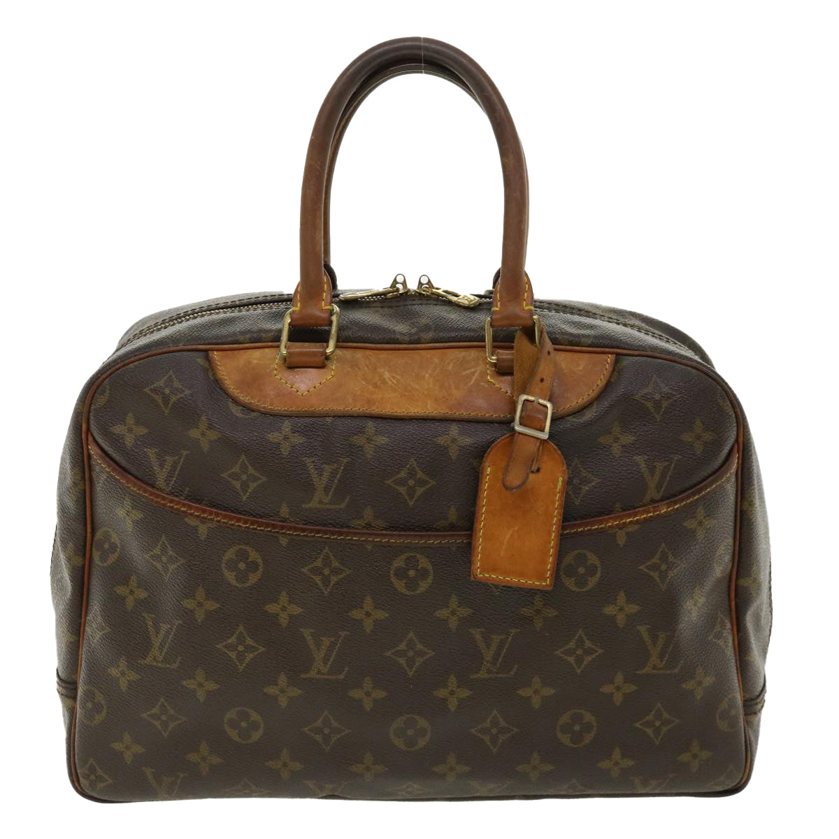 LOUIS VUITTON Monogram Deauville Hand Bag M47270 LV Auth 32214