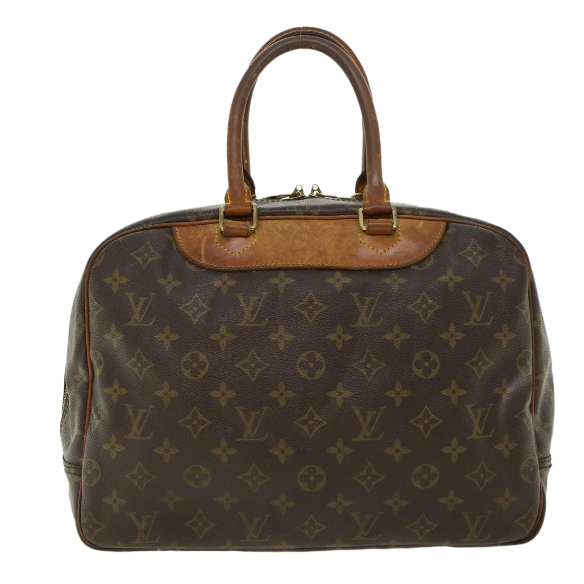 LOUIS VUITTON Monogram Deauville Hand Bag M47270 LV Auth 32214