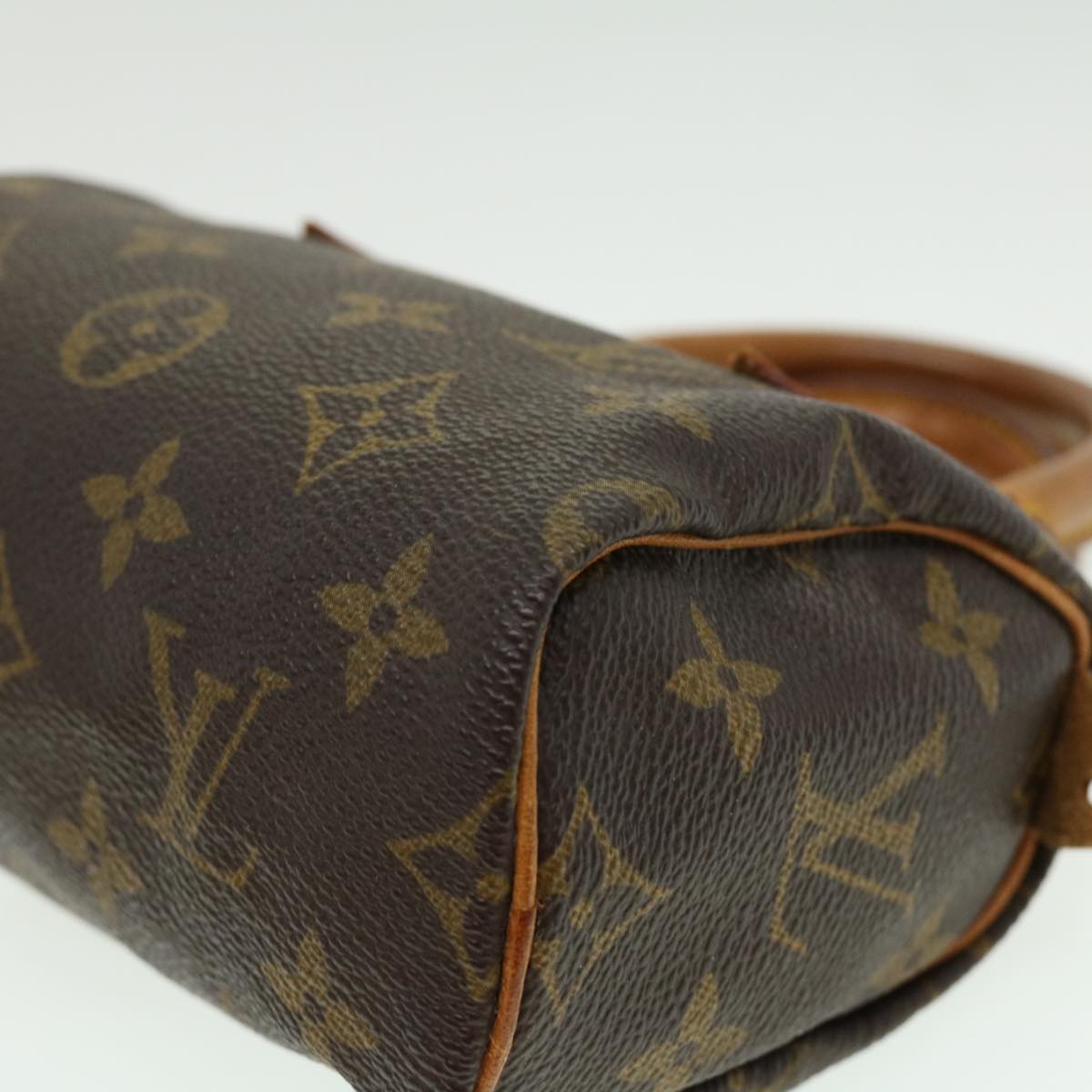 LOUIS VUITTON Monogram Mini Speedy Hand Bag M41534 LV Auth 32247