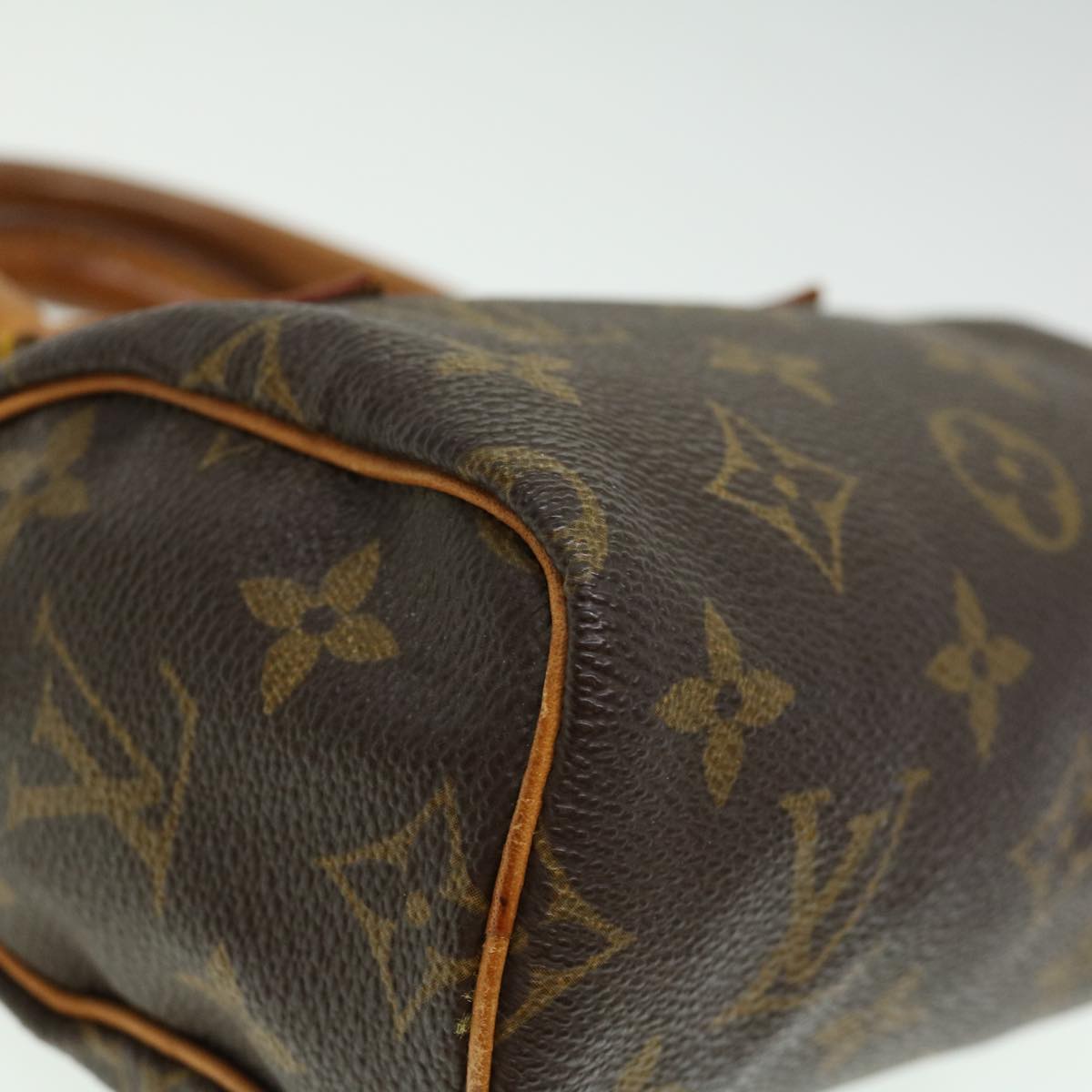 LOUIS VUITTON Monogram Mini Speedy Hand Bag M41534 LV Auth 32247