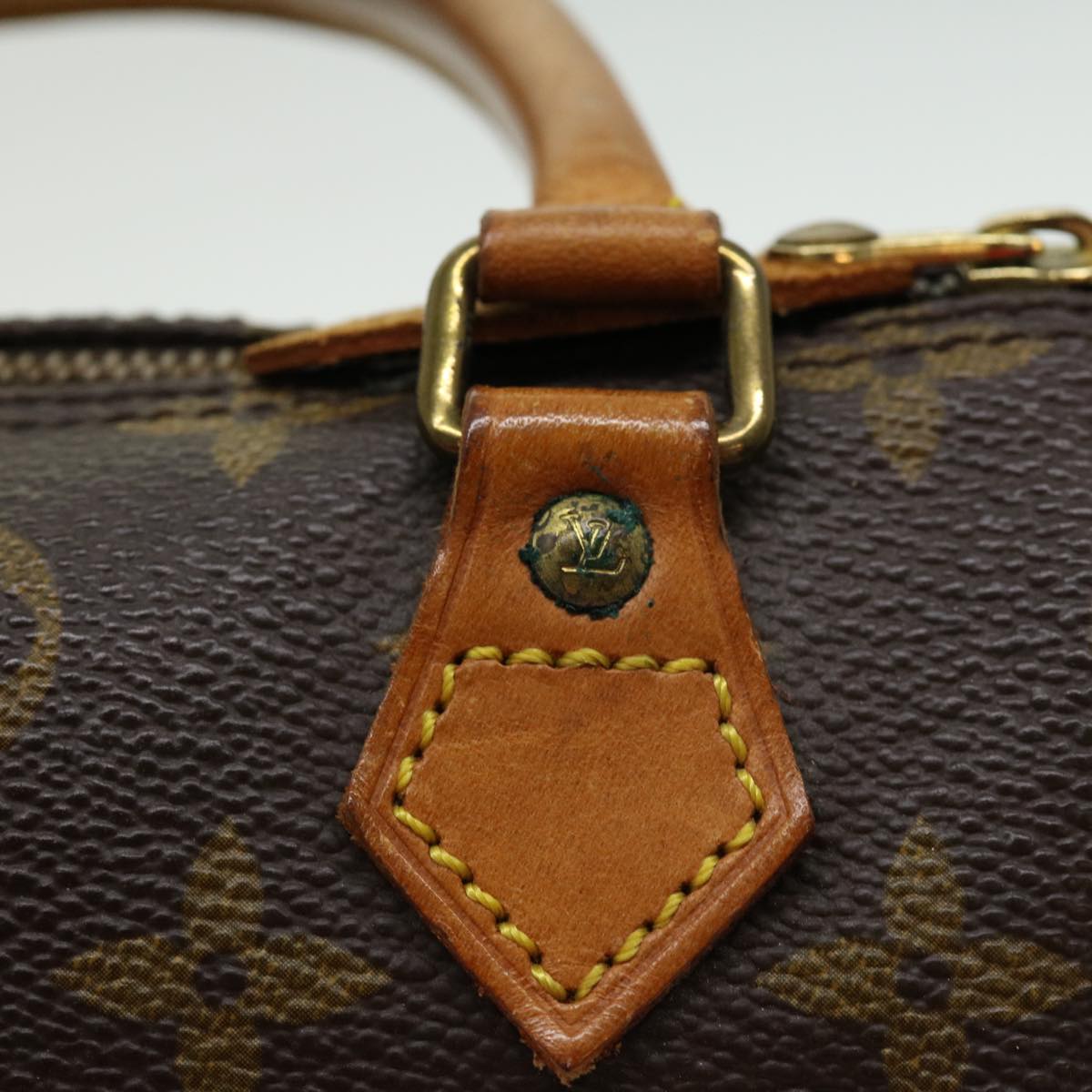 LOUIS VUITTON Monogram Mini Speedy Hand Bag M41534 LV Auth 32247