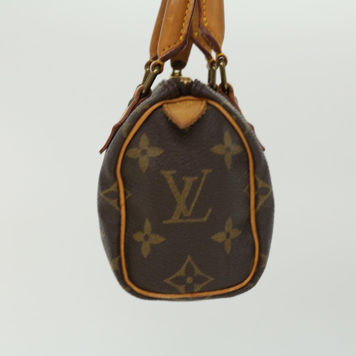 LOUIS VUITTON Monogram Mini Speedy Hand Bag M41534 LV Auth 32247