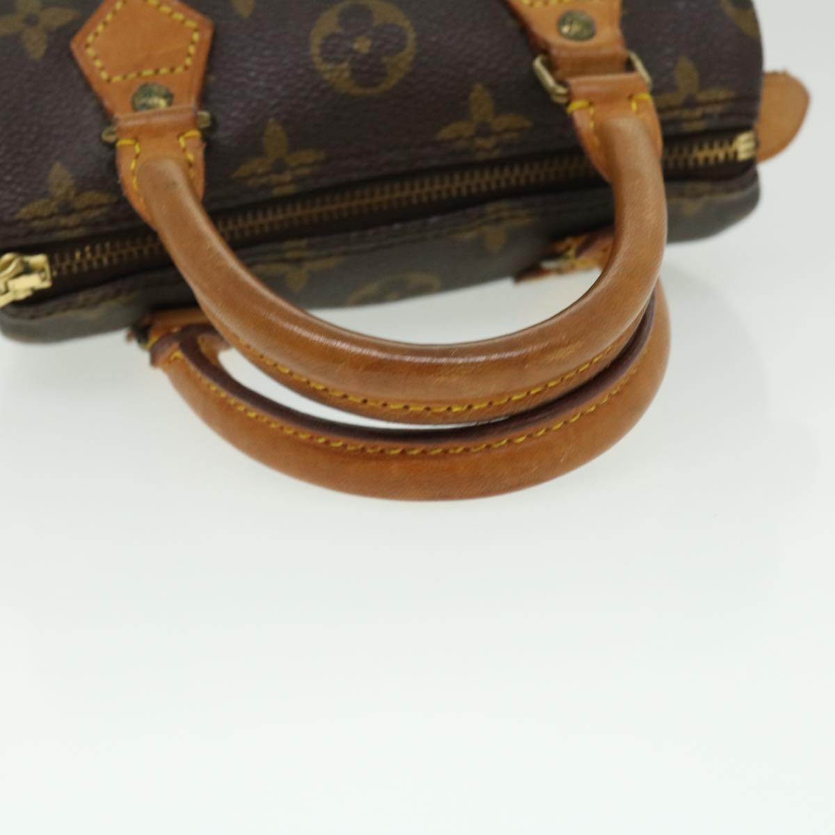 LOUIS VUITTON Monogram Mini Speedy Hand Bag M41534 LV Auth 32247