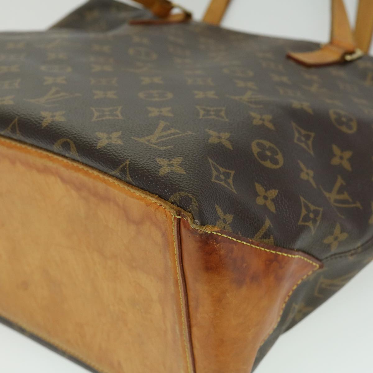 LOUIS VUITTON Monogram Cabas Mezzo Tote Bag M51151 LV Auth 32280